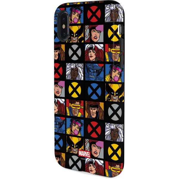 Marvel X-Men Pattern iPhone XS Pro Case