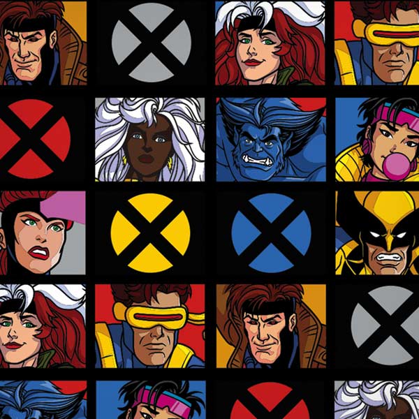 Marvel X-Men Pattern iPhone XS Pro Case