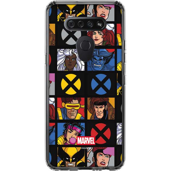 Marvel X-Men Pattern LG K51/Q51 Clear Case