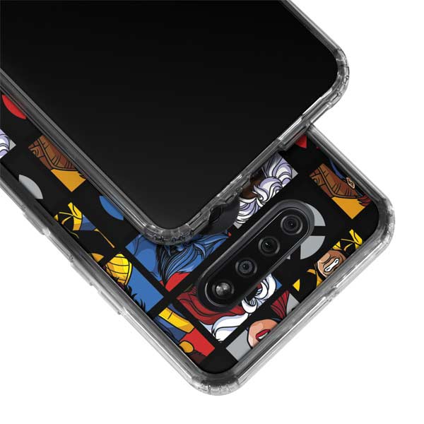 Marvel X-Men Pattern LG K51/Q51 Clear Case