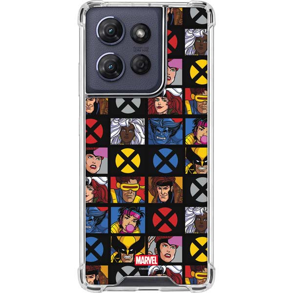 Marvel X-Men Pattern Moto G Power 5G (2025) Clear Case