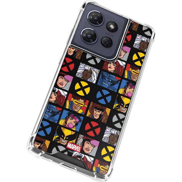 Marvel X-Men Pattern Moto G Power 5G (2025) Clear Case