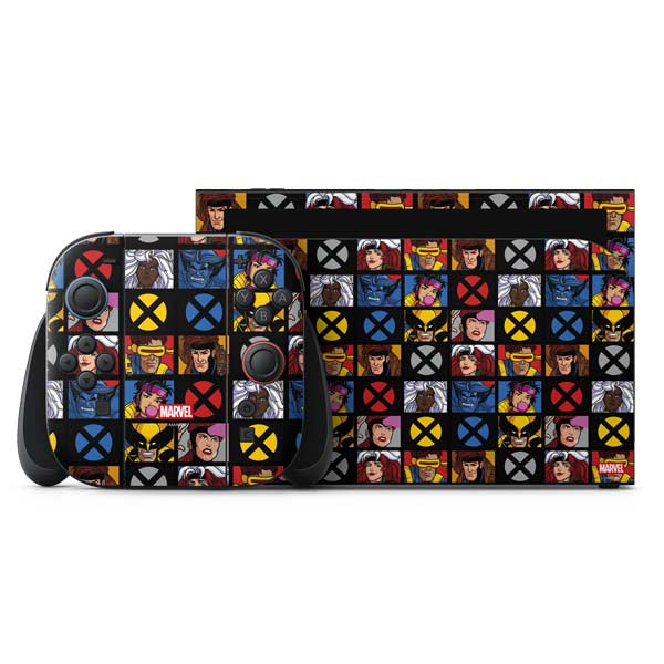 Marvel X-Men Pattern Nintendo Switch 2 (2025) with Joy-Con Skin