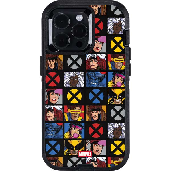Marvel X-Men Pattern Otterbox Defender iPhone Skin