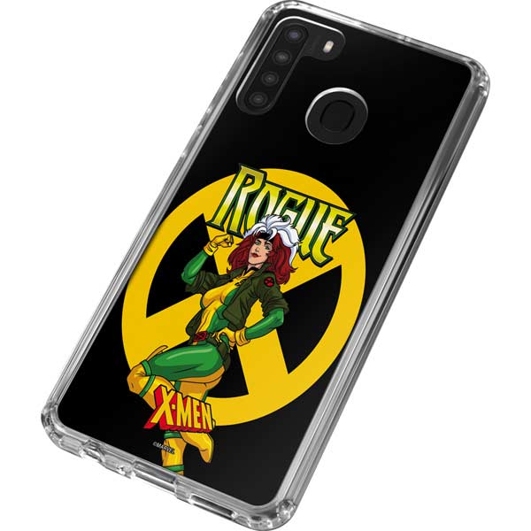 Marvel X-Men Rogue Galaxy A21 Clear Case