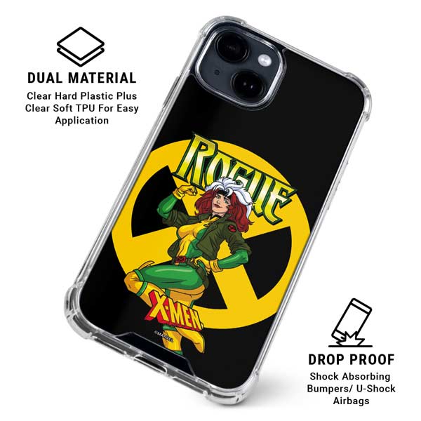 Marvel X-Men Rogue iPhone 15 Clear Case