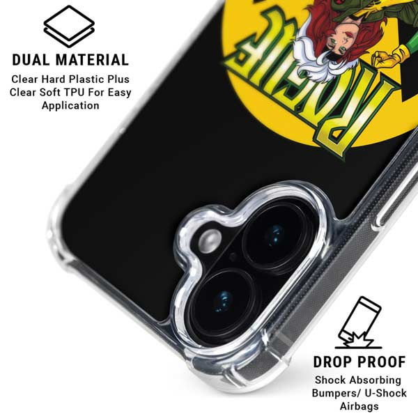 Marvel X-Men Rogue iPhone 16 Clear Case