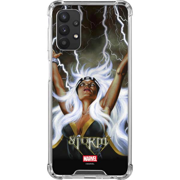 Marvel X-Men Storm by Joe Jusko Galaxy A32 5G Clear Case