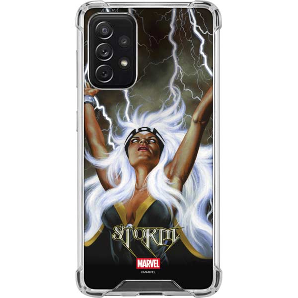 Marvel X-Men Storm by Joe Jusko Galaxy A72 5G Clear Case