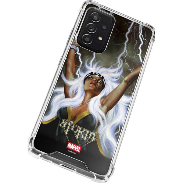 Marvel X-Men Storm by Joe Jusko Galaxy A72 5G Clear Case