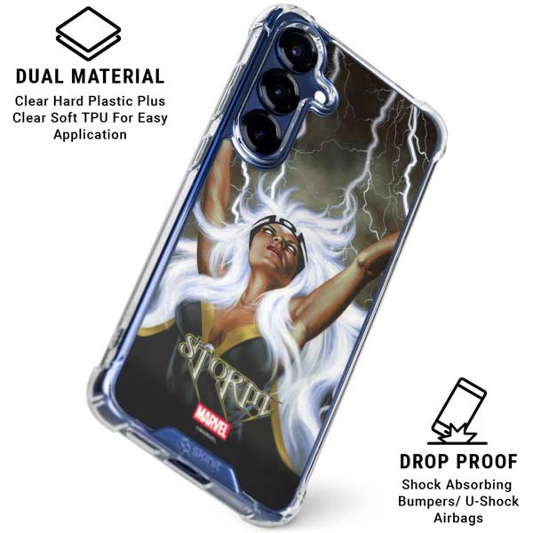 Marvel X-Men Storm by Joe Jusko Galaxy S25 Clear Case
