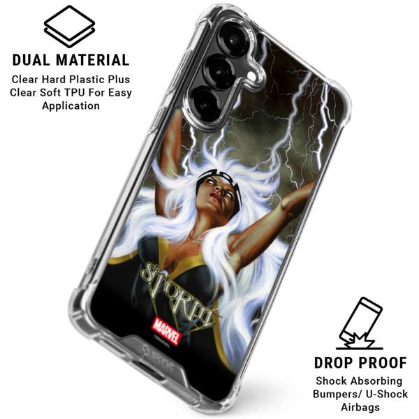 Marvel X-Men Storm by Joe Jusko Galaxy S26 Clear Case