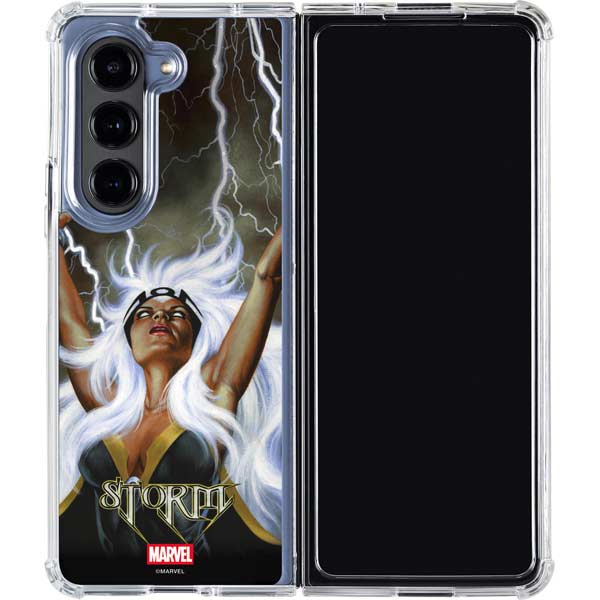 Marvel X-Men Storm by Joe Jusko Galaxy Z Fold5 5G Clear Case