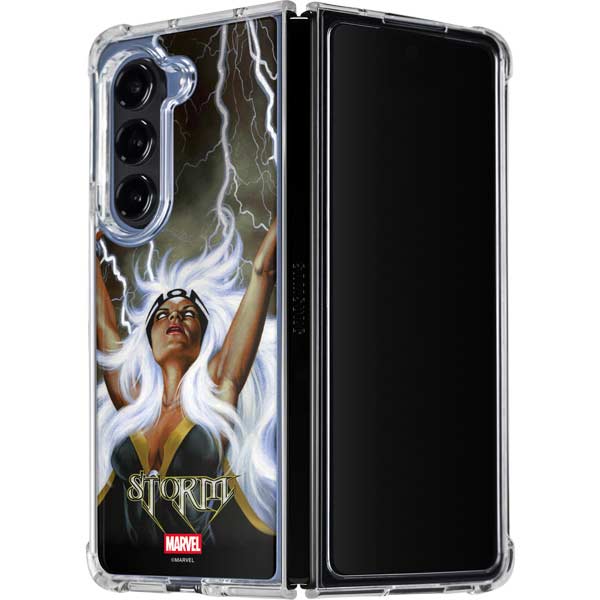 Marvel X-Men Storm by Joe Jusko Galaxy Z Fold5 5G Clear Case