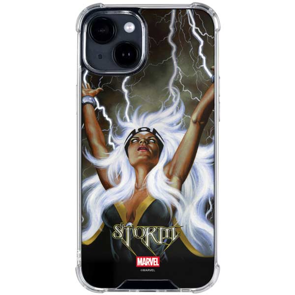 Marvel X-Men Storm by Joe Jusko iPhone 15 Clear Case