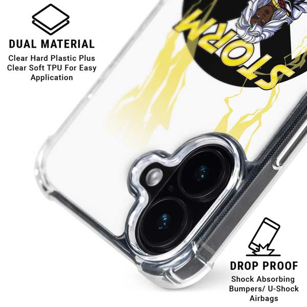 Marvel X-Men Storm iPhone 16 Clear Case