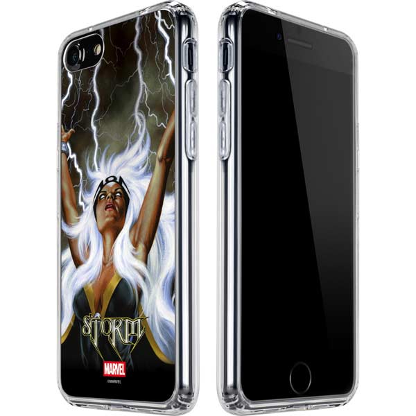 Marvel X-Men Storm by Joe Jusko iPhone SE (2nd & 3rd Gen) Clear Case