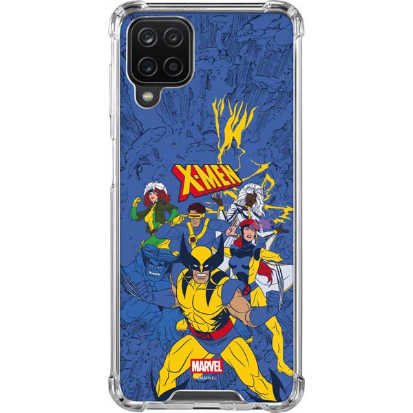 Marvel X-Men Team Galaxy A12 Clear Case