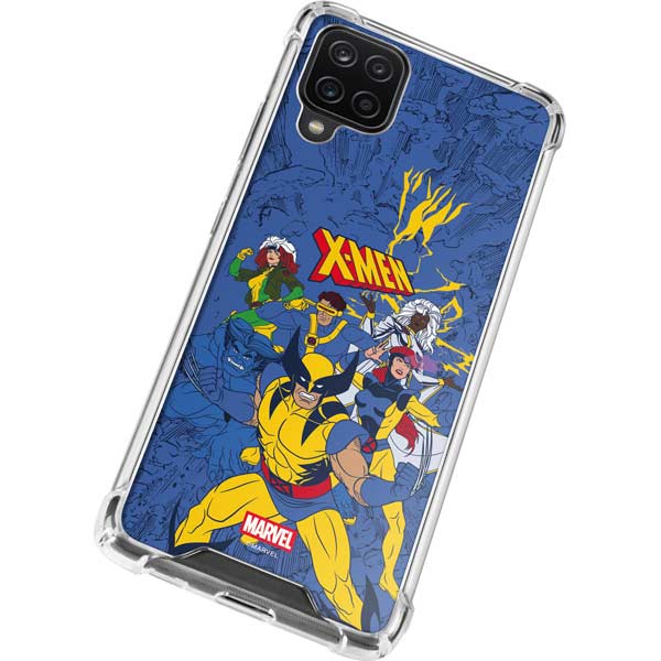Marvel X-Men Team Galaxy A12 Clear Case