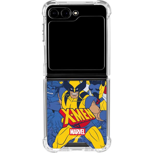 Marvel X-Men Team Galaxy Z Flip5 5G Clear Case