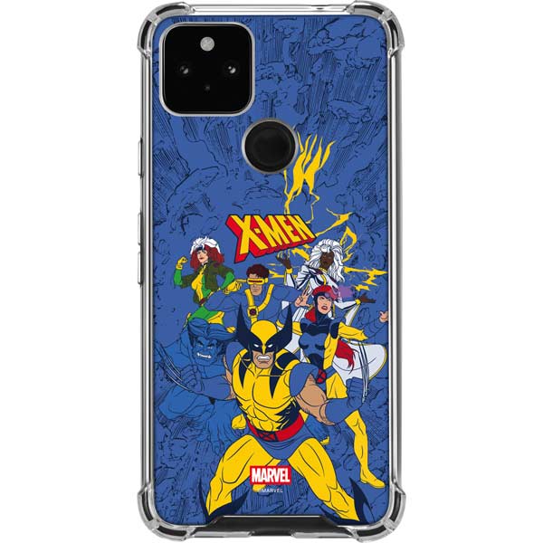 Marvel X-Men Team Google Pixel 4a 5G Clear Case