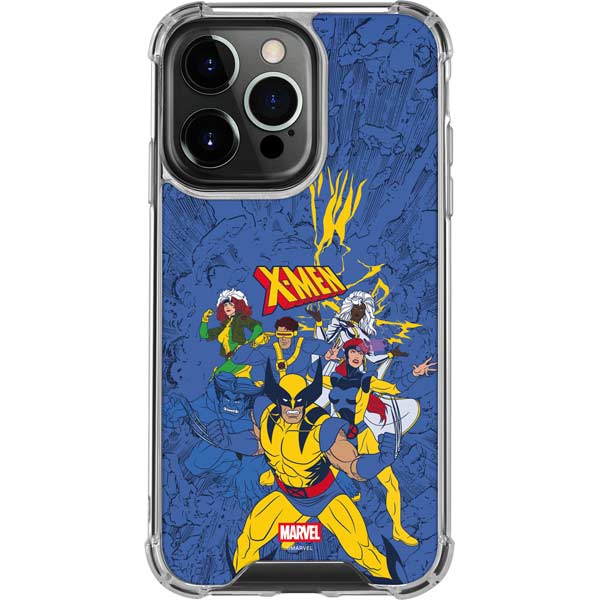 Marvel X-Men Team iPhone 15 Pro Clear Case