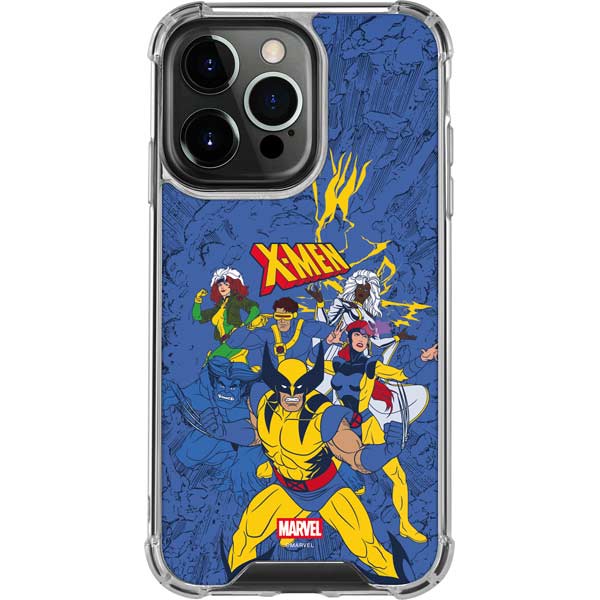 Marvel X-Men Team iPhone 15 Pro Max Clear Case