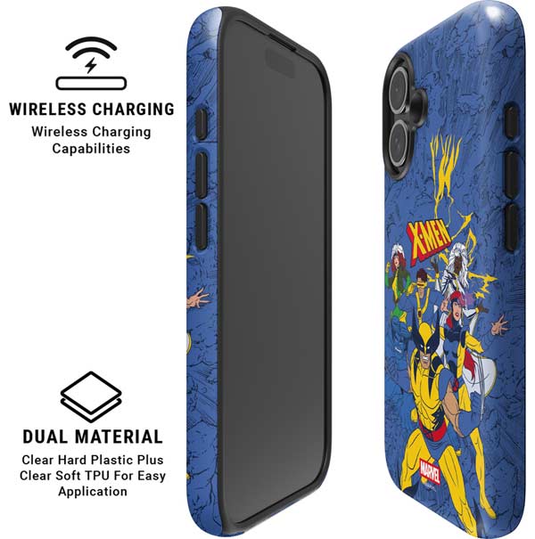 Marvel X-Men Team iPhone 16 Plus Magsafe Impact Case