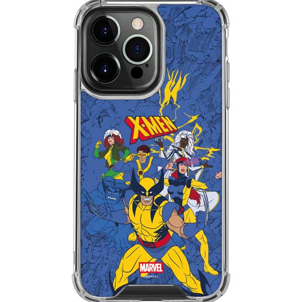 Marvel X-Men Team iPhone 16 Pro Max Clear Case