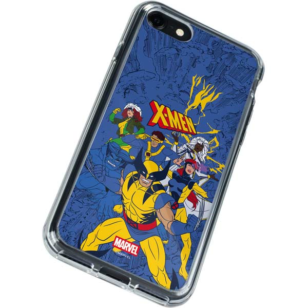 Marvel X-Men Team iPhone SE (2nd & 3rd Gen) Clear Case