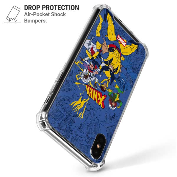 Marvel X-Men Team iPhone X/XS Clear Case