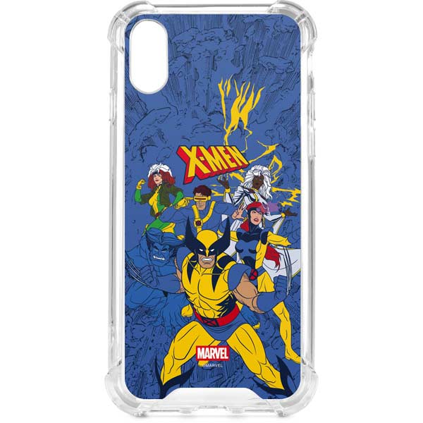 Marvel X-Men Team iPhone XS Clear Case