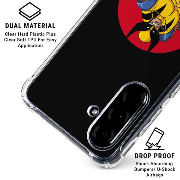 Marvel X-Men Wolverine Galaxy A36 5G Clear Case