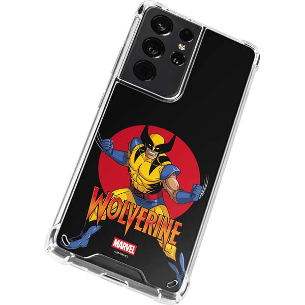 Marvel X-Men Wolverine Galaxy S21 Ultra 5G Clear Case