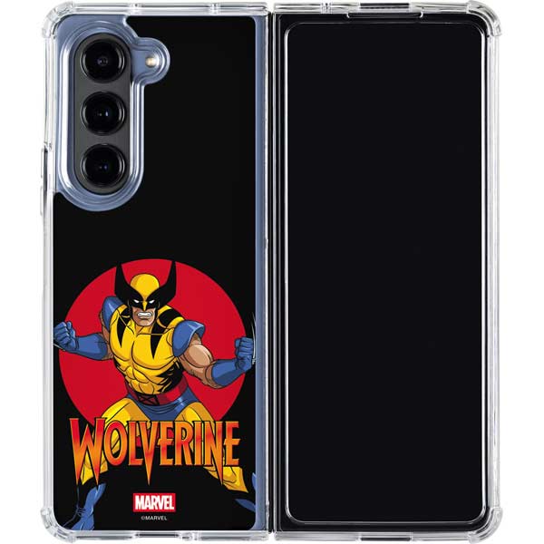 Marvel X-Men Wolverine Galaxy Z Fold5 5G Clear Case