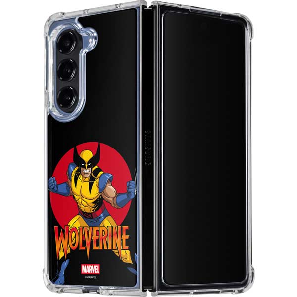 Marvel X-Men Wolverine Galaxy Z Fold5 5G Clear Case