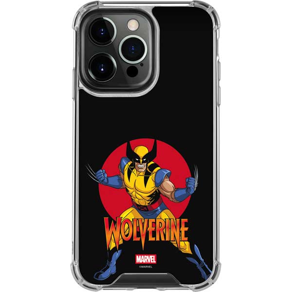 Marvel X-Men Wolverine iPhone 15 Pro Clear Case