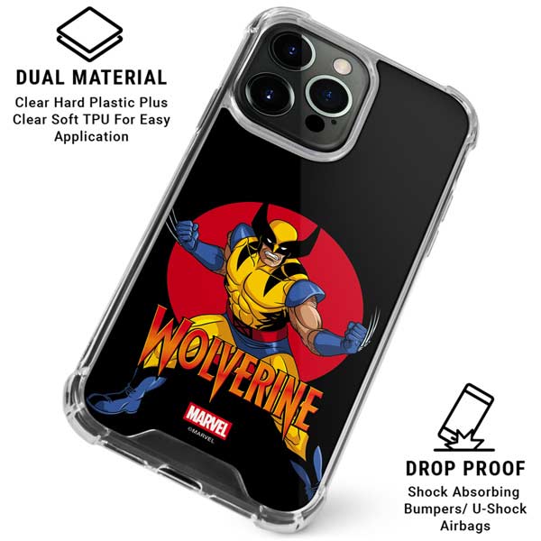 Marvel X-Men Wolverine iPhone 15 Pro Clear Case