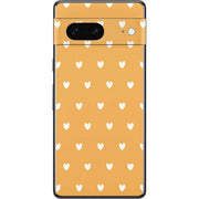 Yellow and White Hearts Pixel Skins
