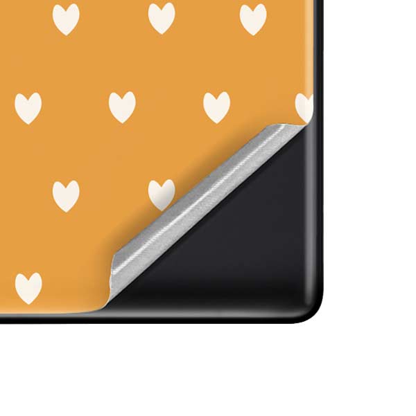 Yellow and White Hearts Pixel Skins