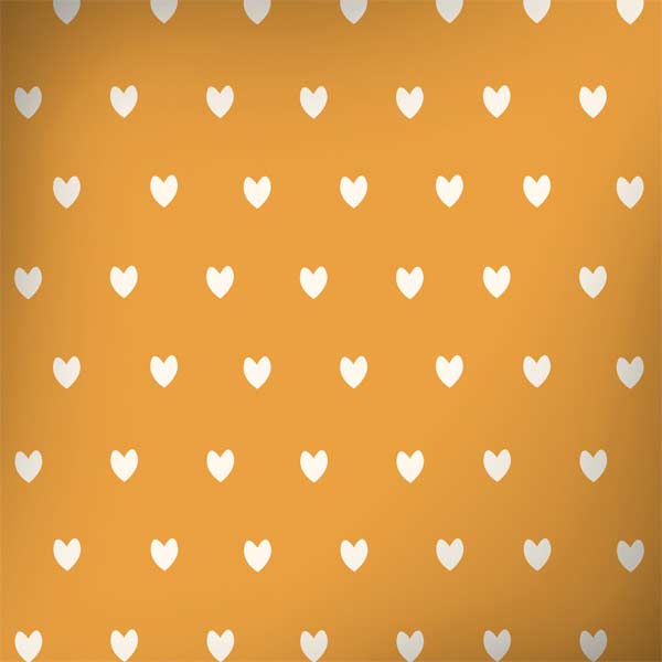 Yellow and White Hearts MacBook Skins