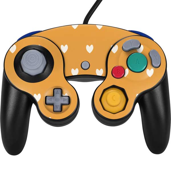 Yellow and White Hearts Nintendo Skins