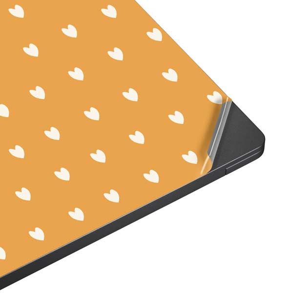 Yellow and White Hearts Surface Laptop 7 13.8in Skin