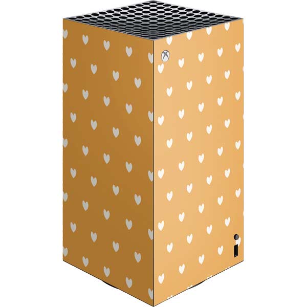 Yellow and White Hearts Xbox Series X Skins