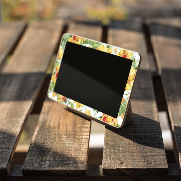 Yellow Hibiscus Google Home Hub Skin