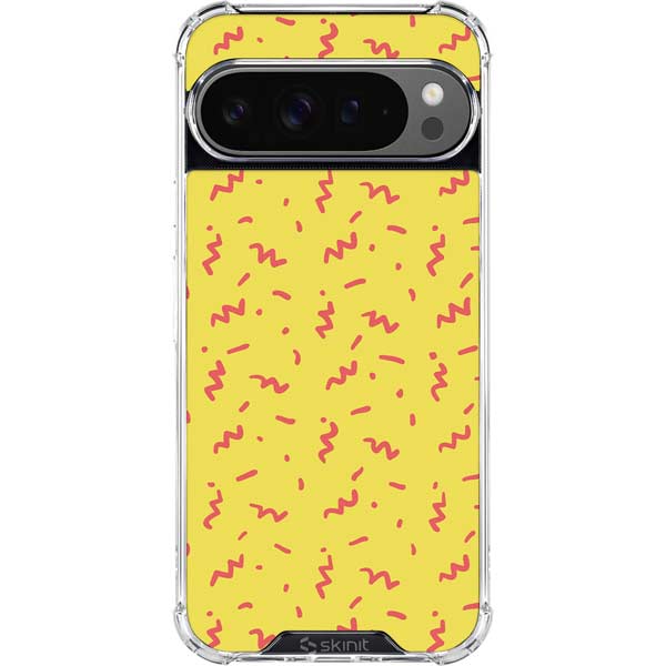 Yellow Spring Google Pixel 10 Pro Clear Case