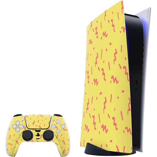 Yellow Spring PlayStation PS5 Skins