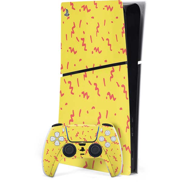 Yellow Spring PlayStation PS5 Skins