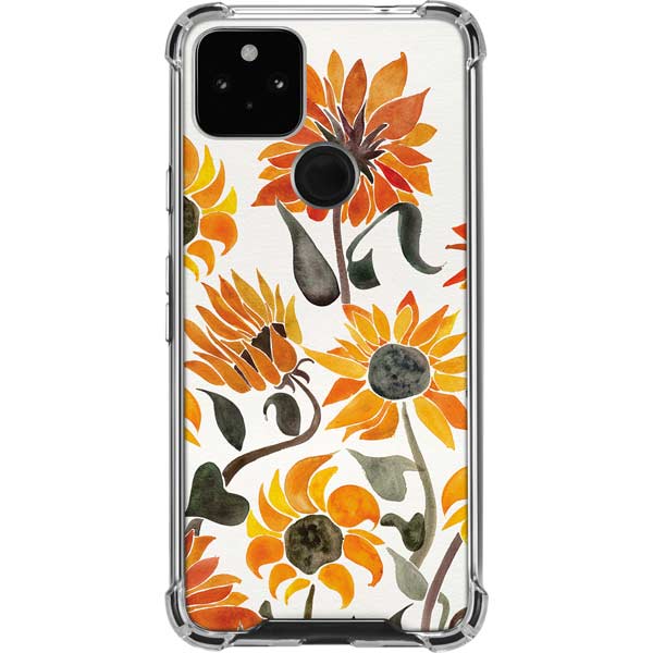 Yellow Sunflower by Cat Coq Pixel Cases