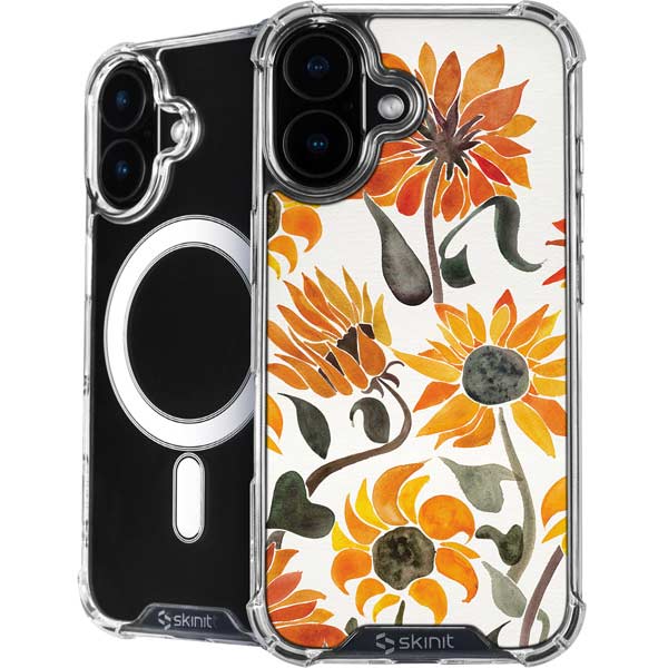 Yellow Sunflower by Cat Coq iPhone 16 MagSafe Case